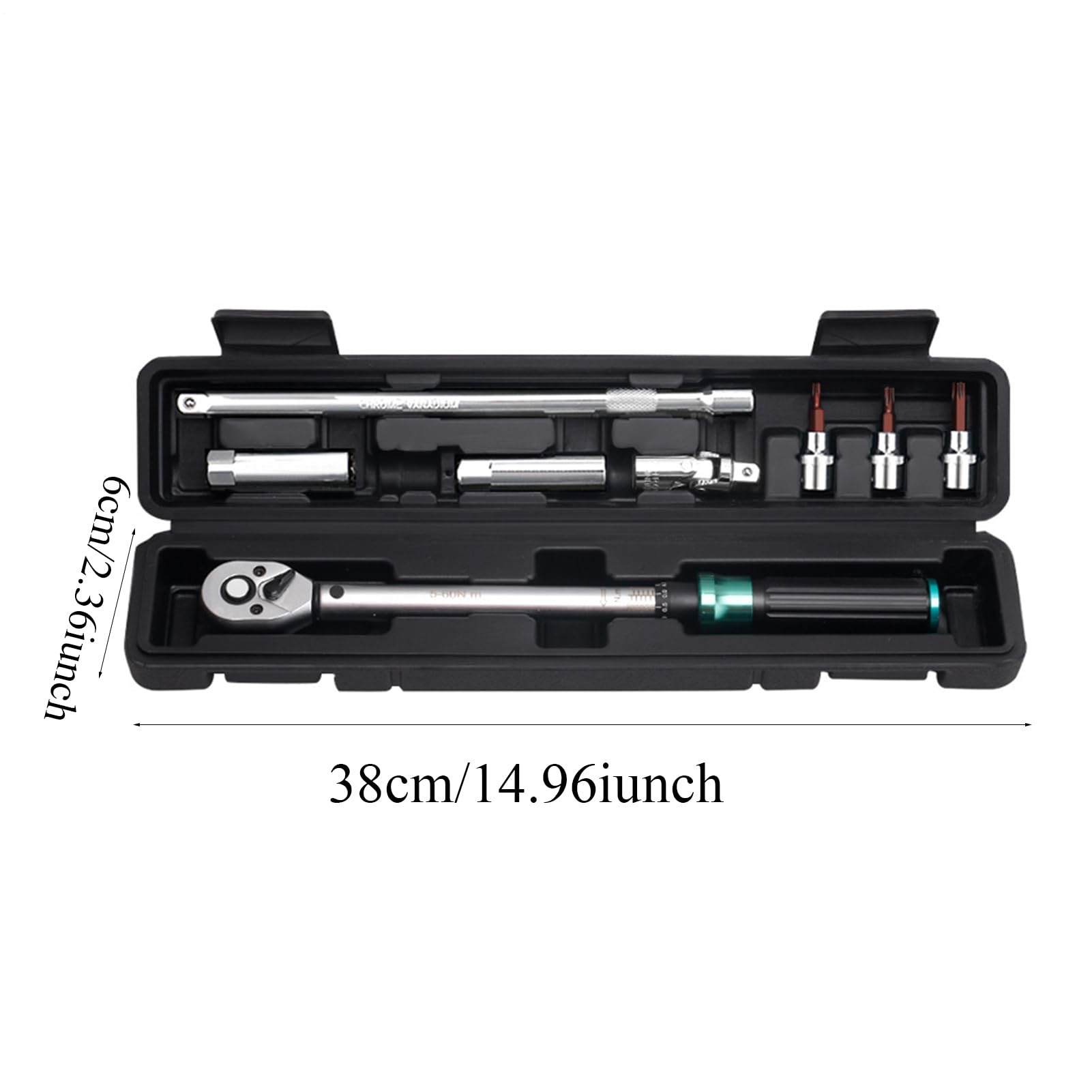 Juego de Llaves magnéticas SparkPlug – Kit de Llave dinamométrica de 3 a 8 | pulgadas para servicio de motor, herramienta de extracción de cabeza giratoria con tamaños de 14 mm y 16 mm e inserto de