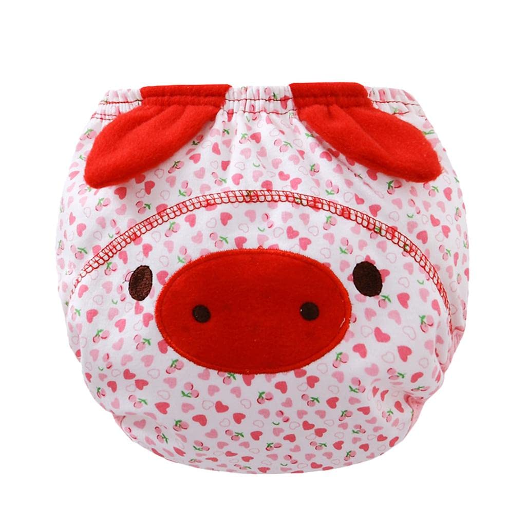 NIVAA Kids Potty Training Pants Boys Girls Nappy Diaper 80(11KG) Pig-image-29