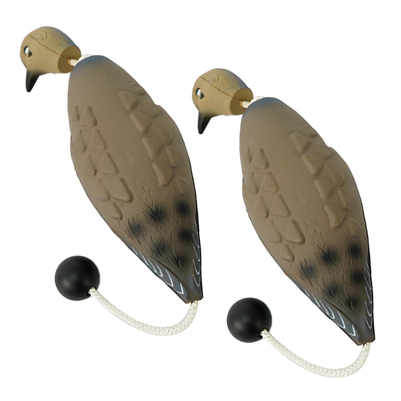 Générique 2 pièces leurres de Colombe, Jouet de Rapport pour Chien, leurre EVA résistant aux mordillages, Doux pour Les Dents, Flotte sur l'eau et au Sol, conseillé par des éducateurs canins