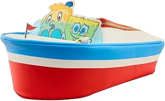 Loungefly Nickelodeon Spongebob SquarePants 25th Anniversary - Spongebob and Mrs. Puff in Boatmobile Crossbody Purse