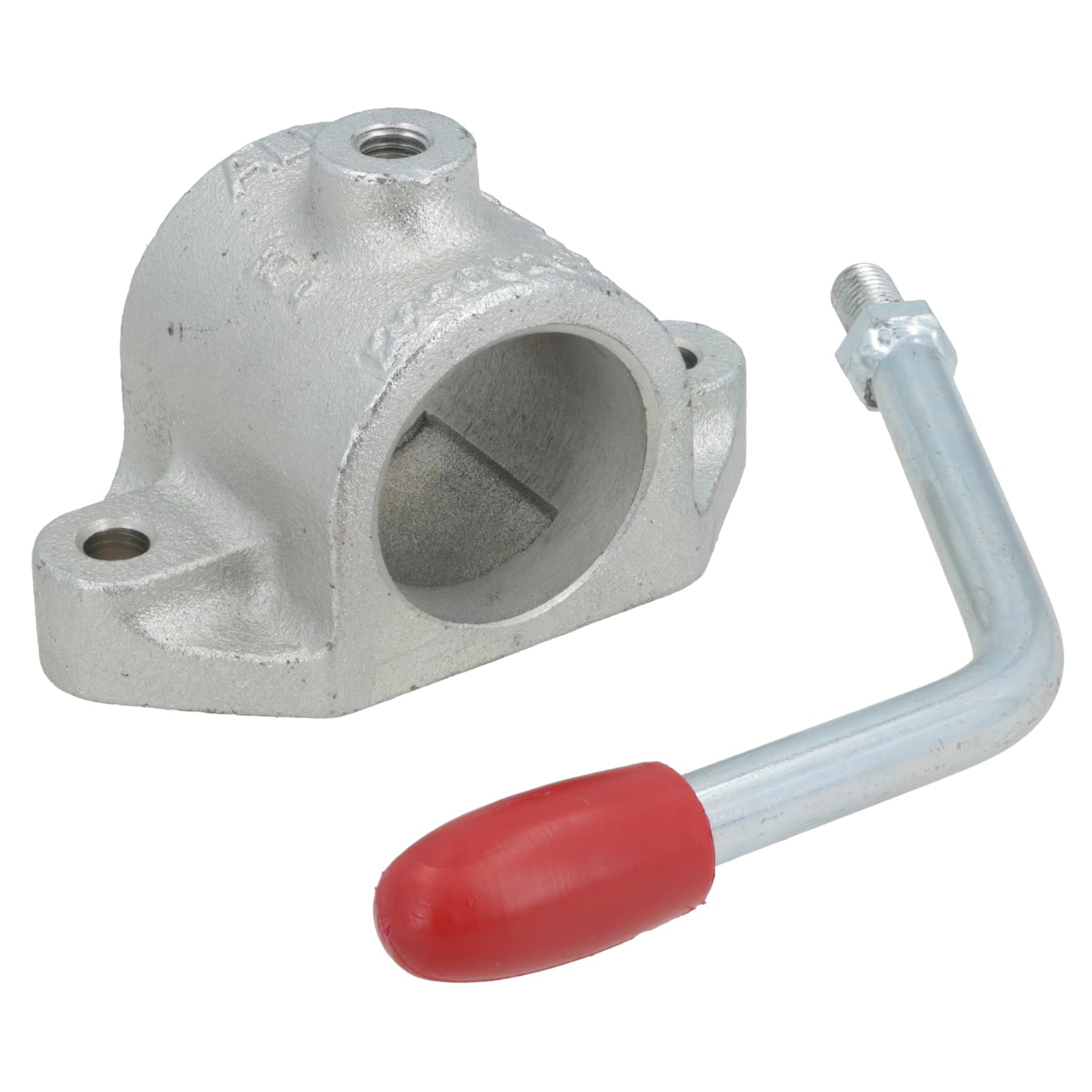 AB Tools Oryginalne ALKO 48 mm bardzo ciężkie żeliwne koło podporowe / wspornik zaciskowy