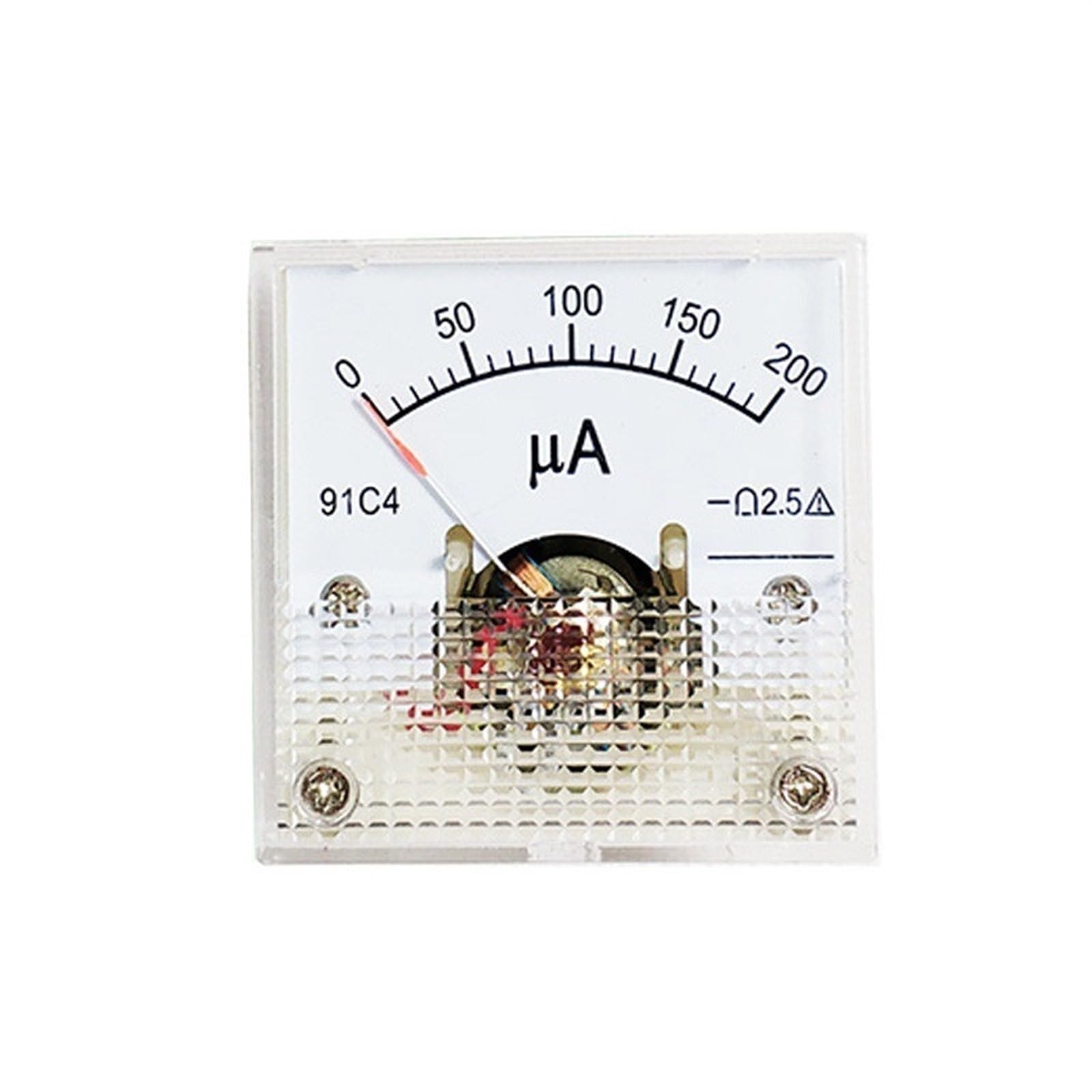 Microampère courant panneau compteur 91C4-uA à pointeur analogique haute sensibilité