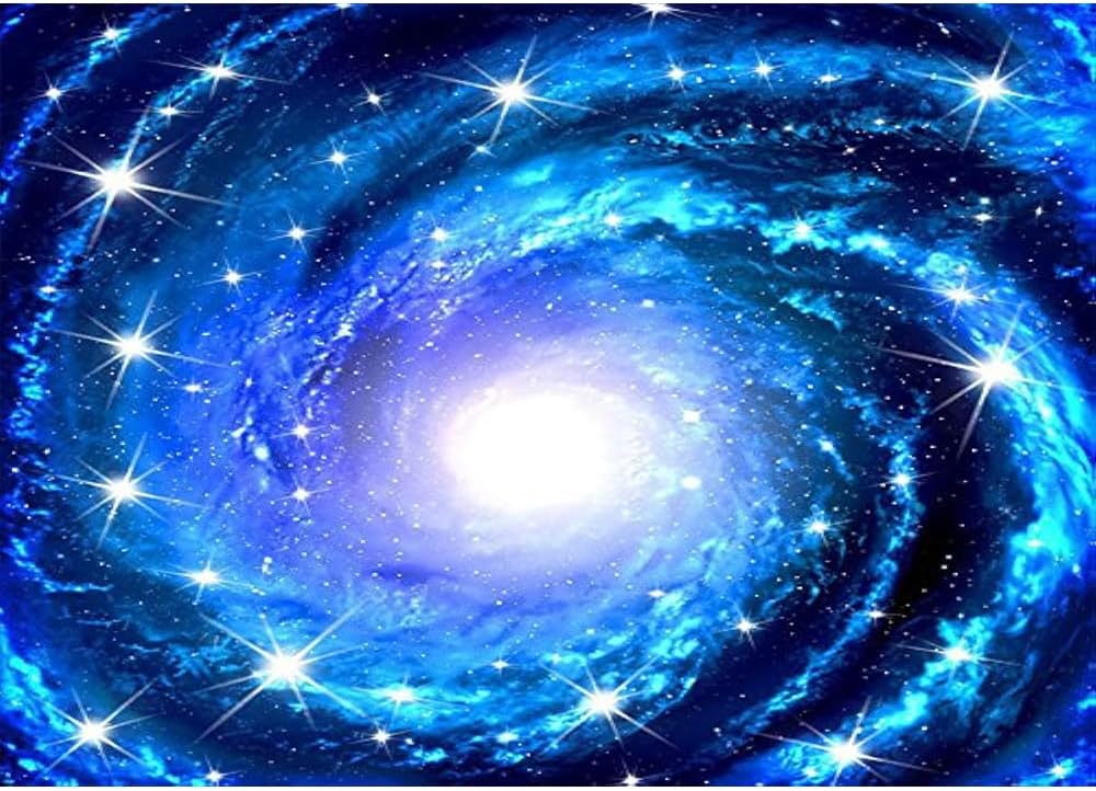 Custom Ceiling Wallpaper Starry Sky Galaxy 3D Peel and Stick Mural Living Room Bedroom Home Ceiling Wall Stickers