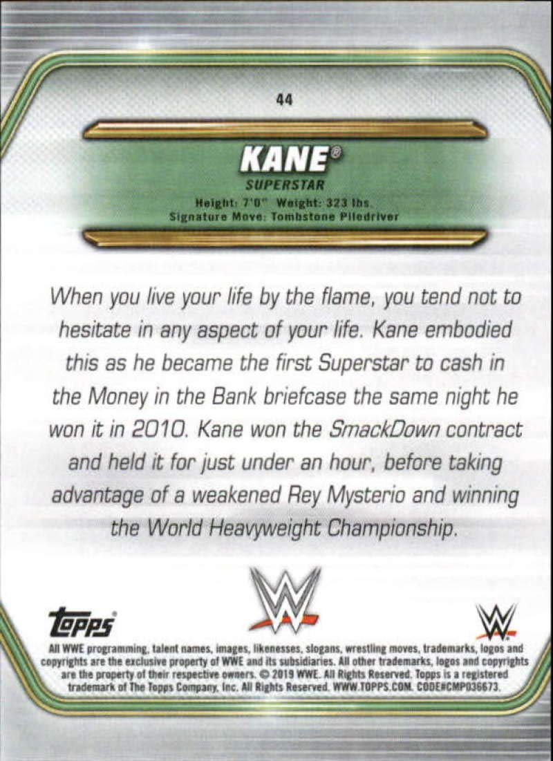 Amazon.com: 2019 Topps WWE Money in the Bank Bronze #44 Kane