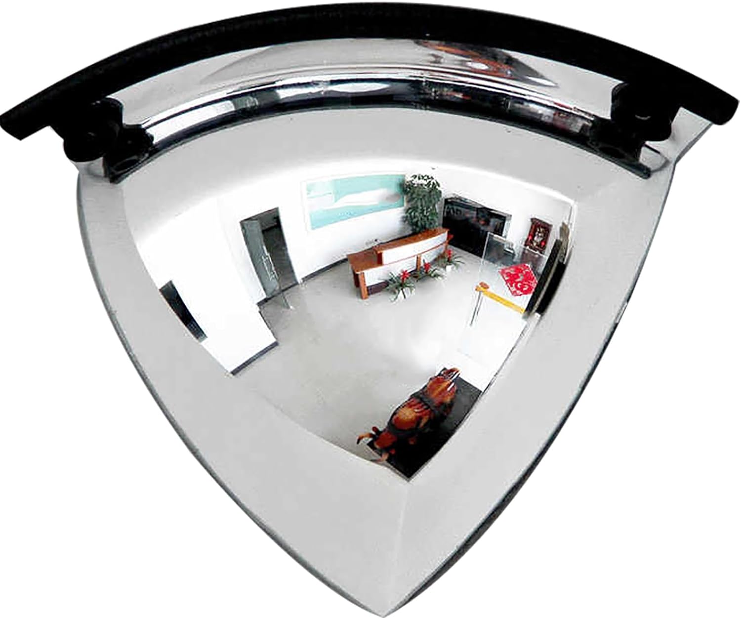 Acrylic Mirror Convex Mirror 9", Garage Safety or Store and Office Security, Eliminate Blind Spots Indoor, Corner Mirror Safety Mirror(23cm/9in)