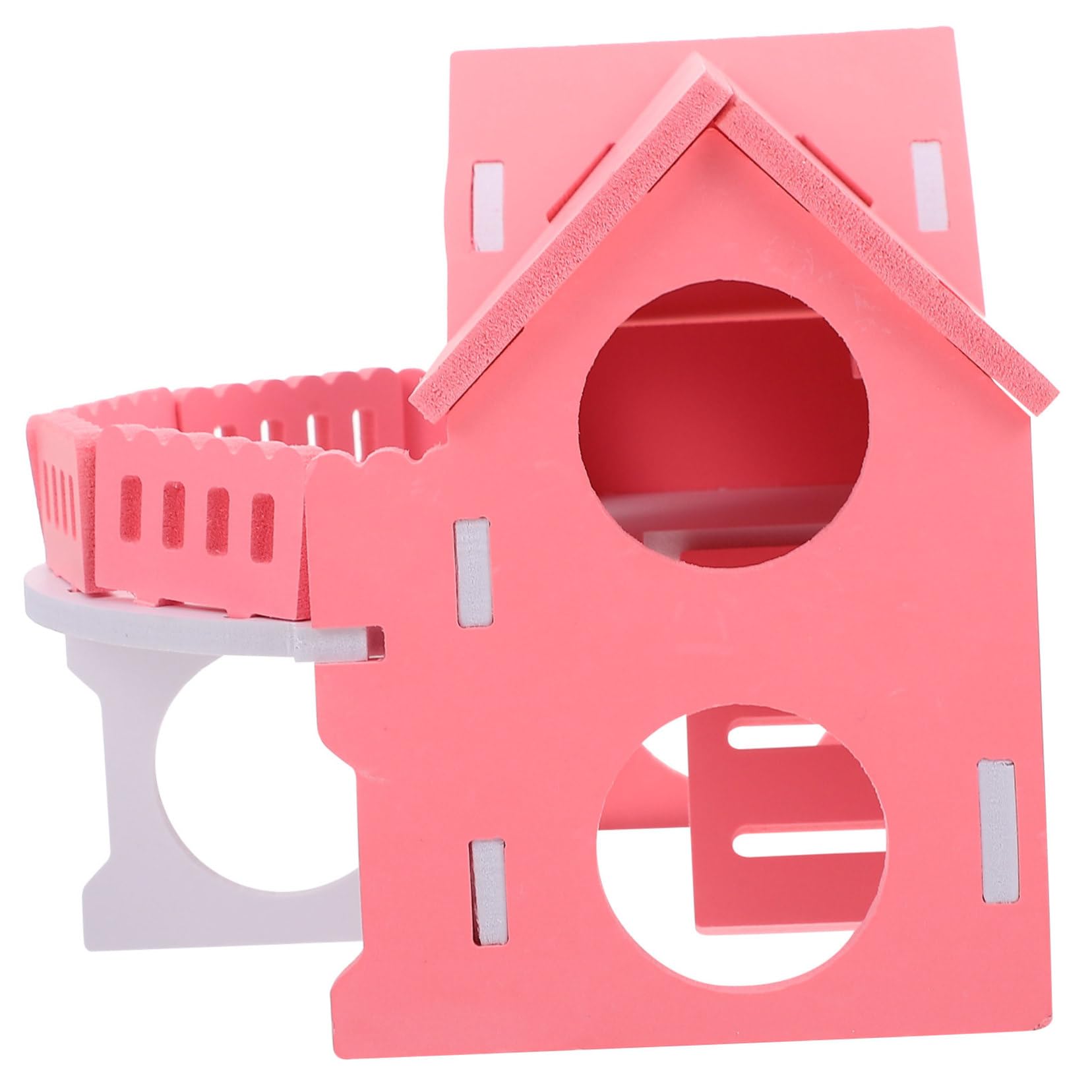 Angoily Nido de hámster Nido de Conejillo de Indias Juguetes Chinchilla casa del Erizo casa de hámster de plástico nidos de Descanso para Hamsters Mascota Jaula de hámster el plastico