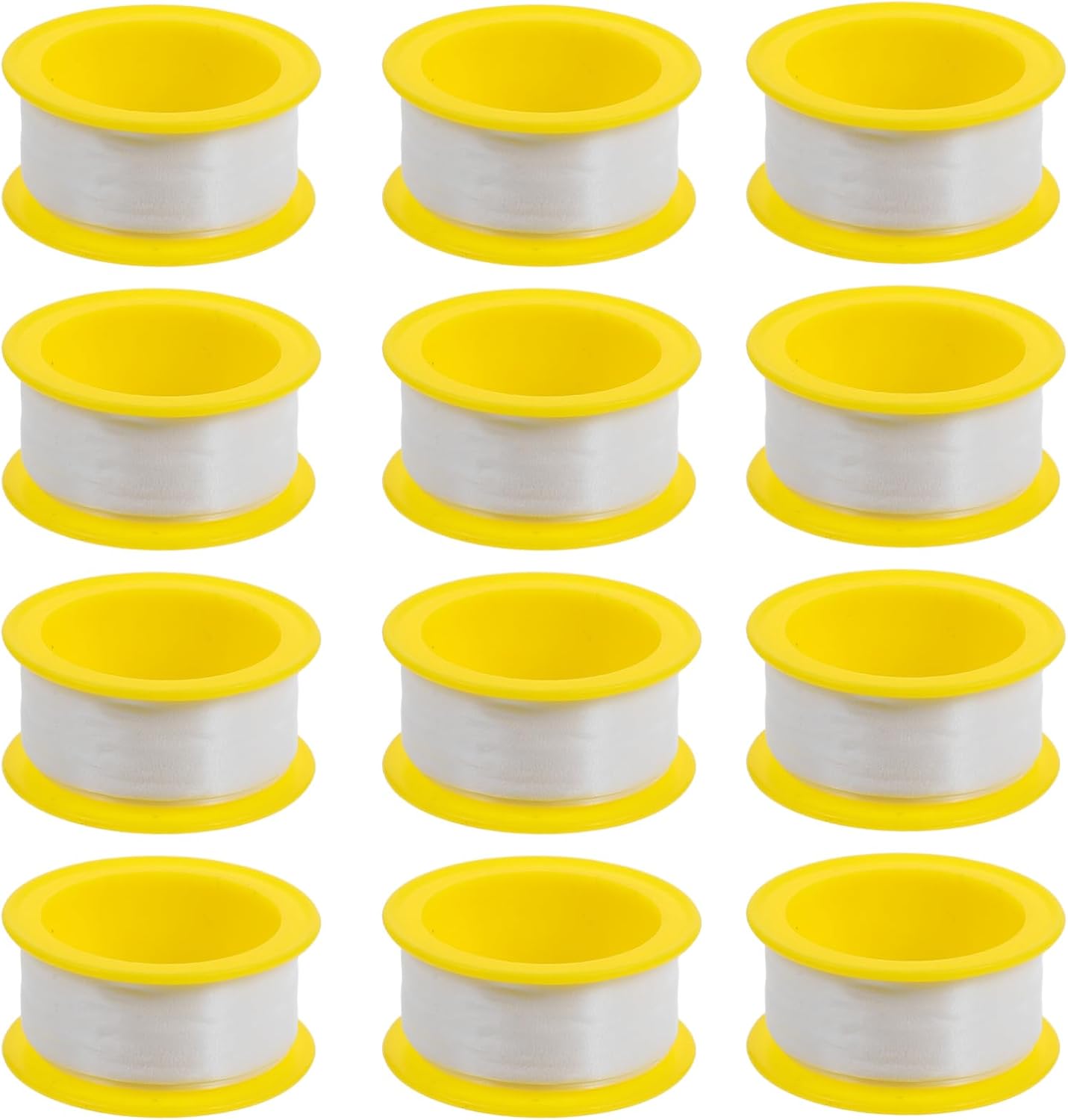 100Pcs PTFE Thread Seal Tape Waterproof Plumbing Sealant for Faucets