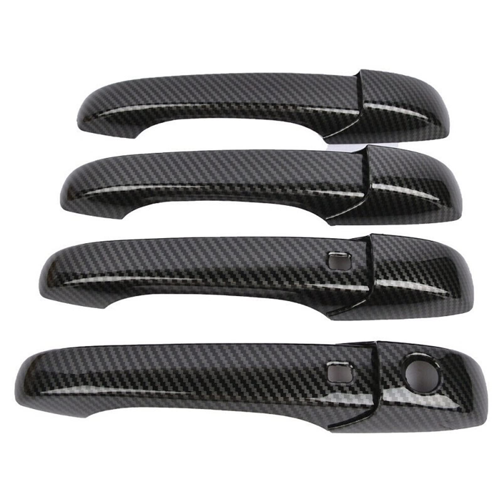 Eidash One Color Car Exterior Door Handle Cover For Jeep Grand Cherokee Patriot Car Exterior Door Handles Cover Sticker Decoration(B)