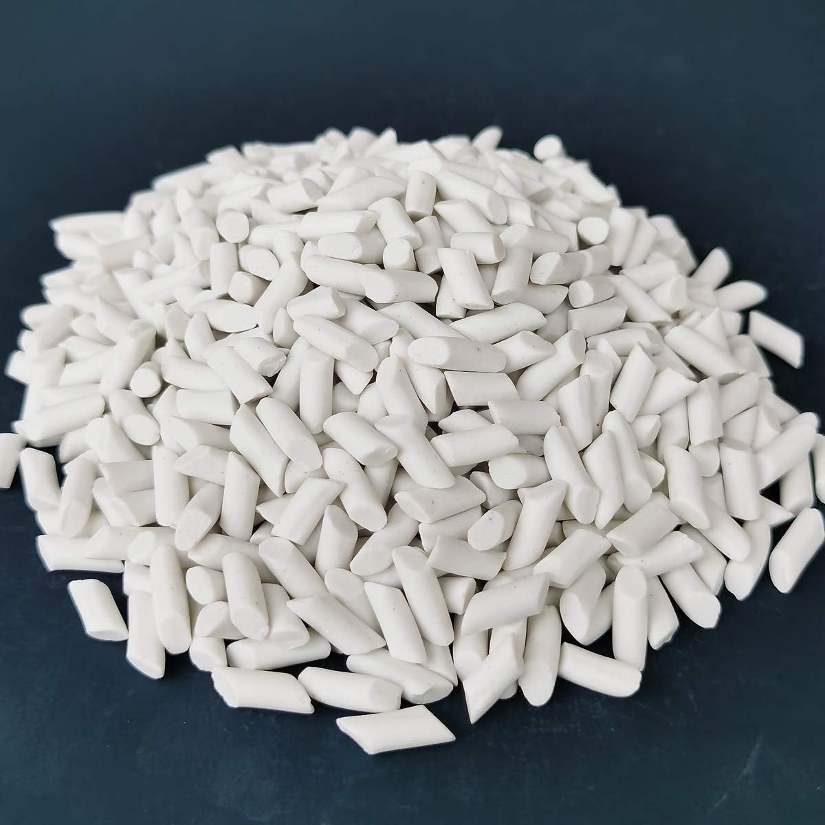 2 LBS 3/16" X 3/8" Rock Ceramic Pellets - Filler Media for All Type Tumblers - Protects Rocks, Improves Tumbling, Reusable