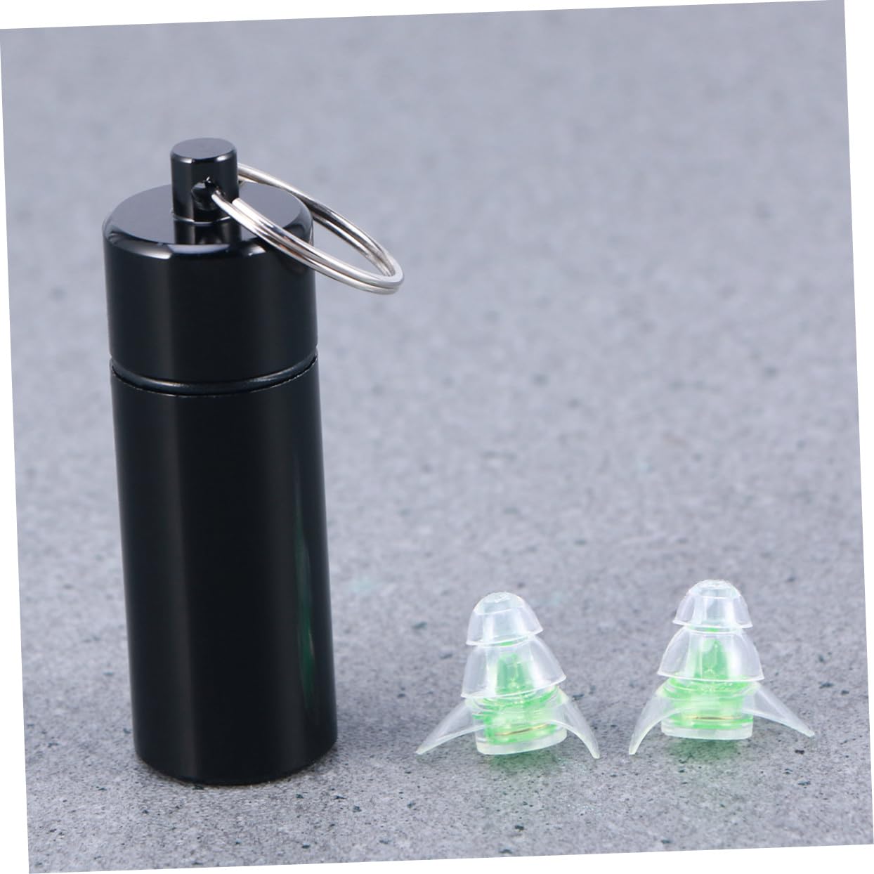 minkissy 2stücke Musikfilter Ohrstöpsel Für Schlaf Und Lärmschutz Hochwertige Wiederverwendbare Geräuschreduzierung Ohrstöpsel Mit Aluminiumflasche Grün Gegen Schnarchen Für Ruhigen
