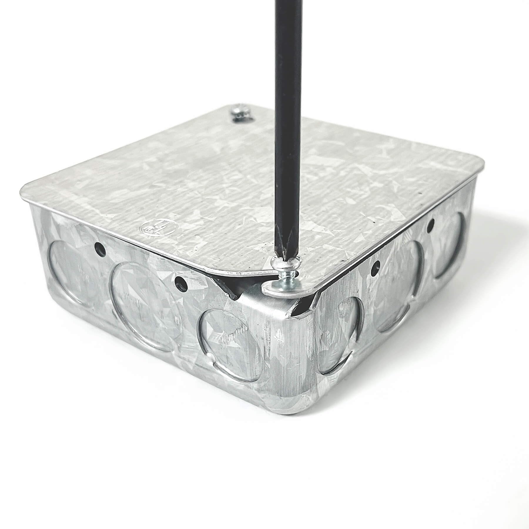 Metal Electrical Pull Boxes Adaptable Junction Box 100x100mm