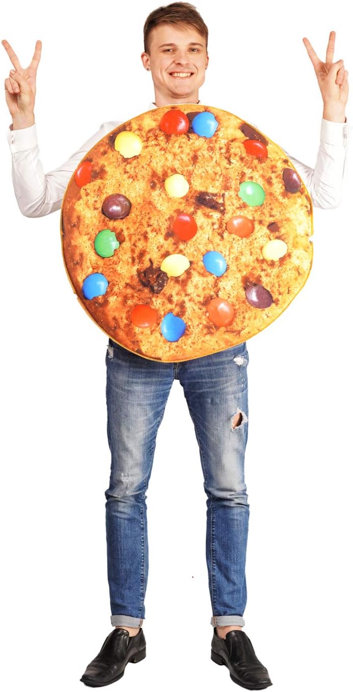 DSplay Unisex Adult Pizza Food Costume Onesize - Image 3