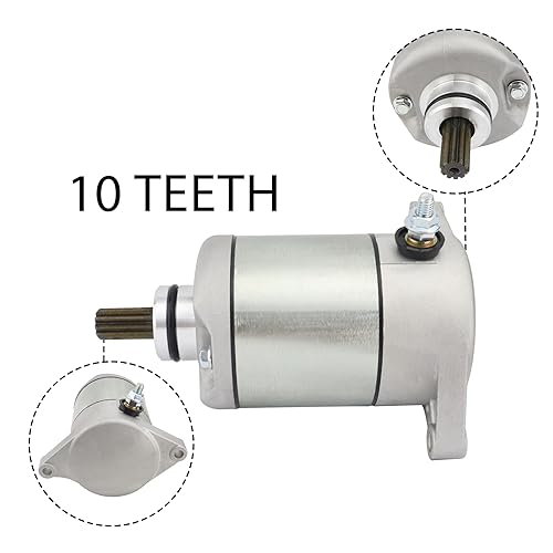 Miniatura 2 de Starter w/Relay & Ignition Switch for Suzuki Eiger 400 2002-2007 2WD 4WD LT-A400 LT-F400 LT-F400F LT-A400F LT-A400C, 31100-38F00 18809 18840, 2002