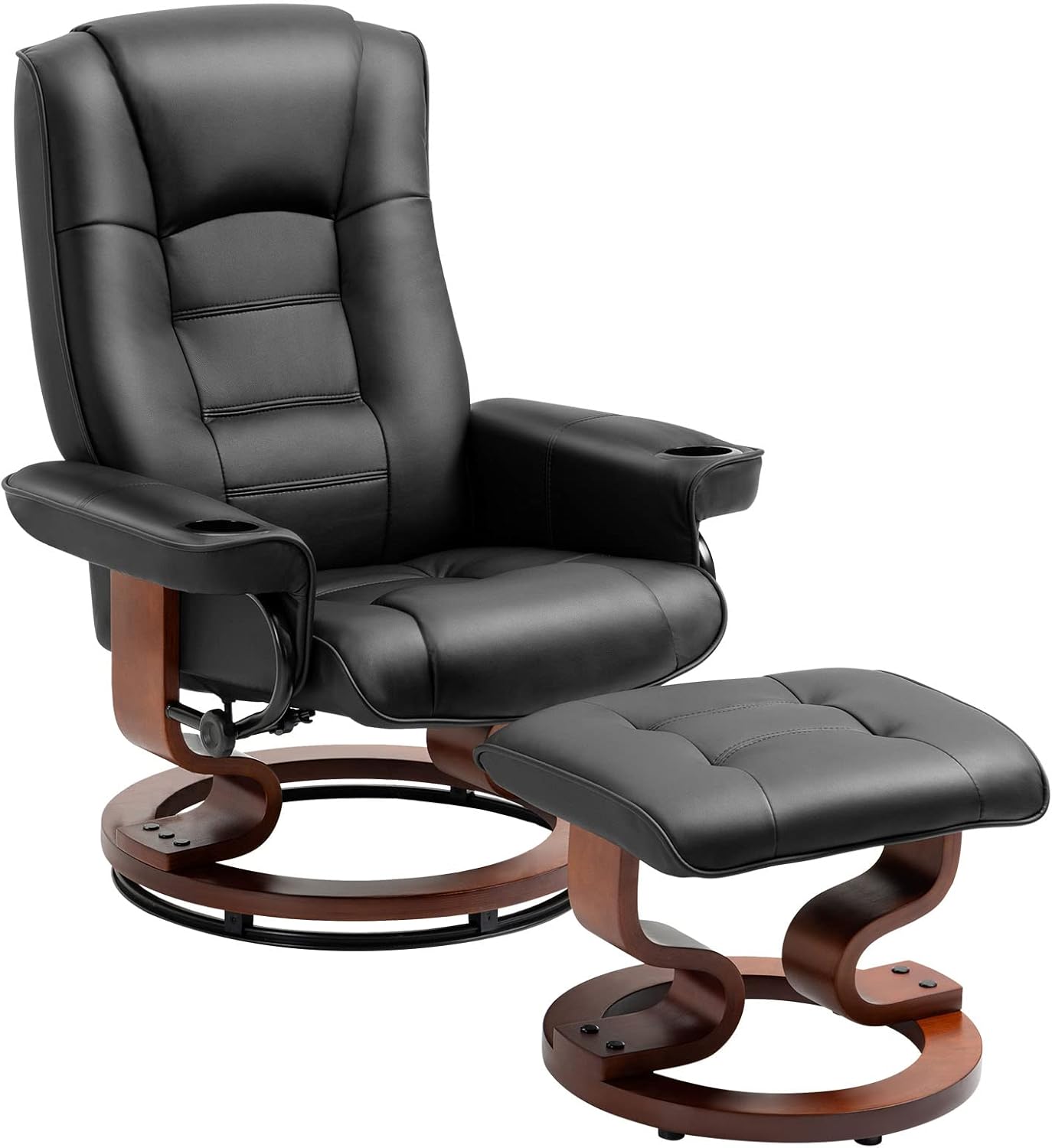Ekornes Stressless Ambassador Leather Swivel Reclining Chairs USA