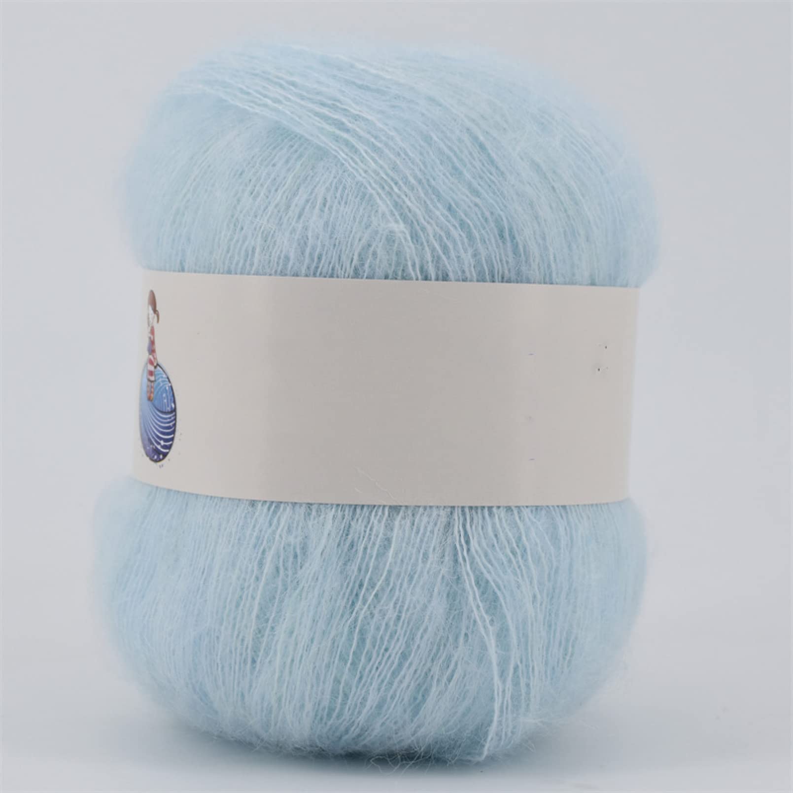 Hilo de Mohair for Crochet, Ideal for Tejer suéteres Finos, Bufandas, Hilo Lana Seda Angola(28)