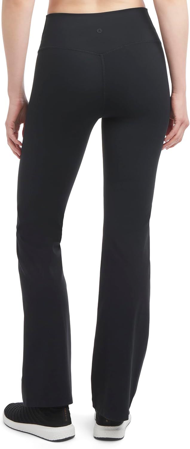 Danskin Womens Active High Waist Straight Leg Yoga Pants - Image 2