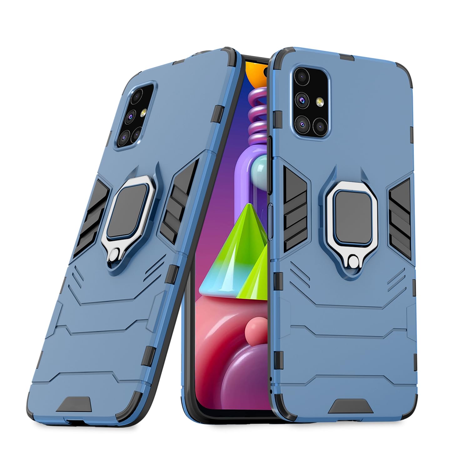 おたま◡̈chimala |for luxe M51 COVER PANTS Pikkme Samsung Galaxy M51 Back Cover | D5 Tough Armor Bumper | 360