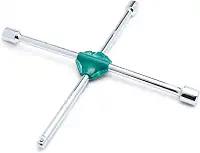 Chave De Roda Em Cruz Sata Prateado 17x19x21mm Quadrado 1/2'