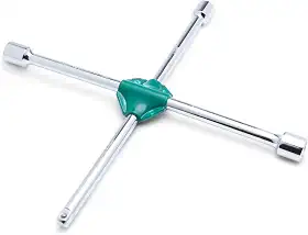Chave De Roda Em Cruz Sata Prateado 17x19x21mm Quadrado 1/2'