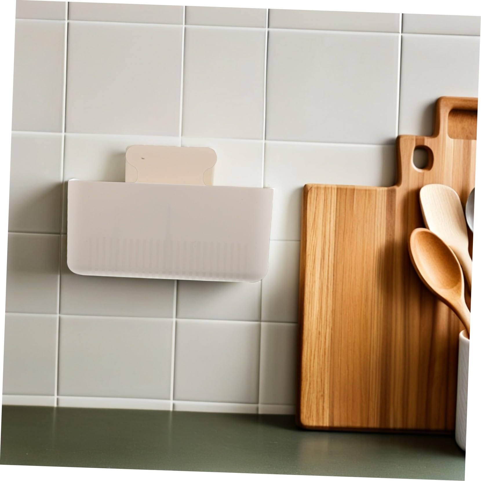Mikinona 2 Piezas Caja Magnética para Refrigerador Almacenamiento Magnético para Alimentos Organizador de Especias Diseño Abierto para Cocina