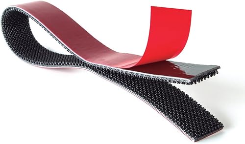 Miniatura 1 de VELCRO Brand ALFA-LOK Cierre con tecnología Snap-Lock, negro, 1 pulgada de ancho x 6 pies sin acoplamiento (3 pies acoplado) con adhesivo de alto