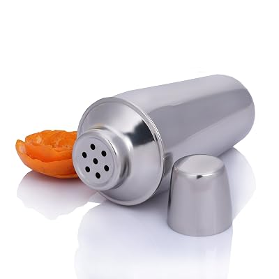 Urban Snackers Cocktail Mocktail Shaker 10 Oz 295 Ml, Stainless Steel, Silver, Use for Drink Mixer, at Home, Hotel, Rest