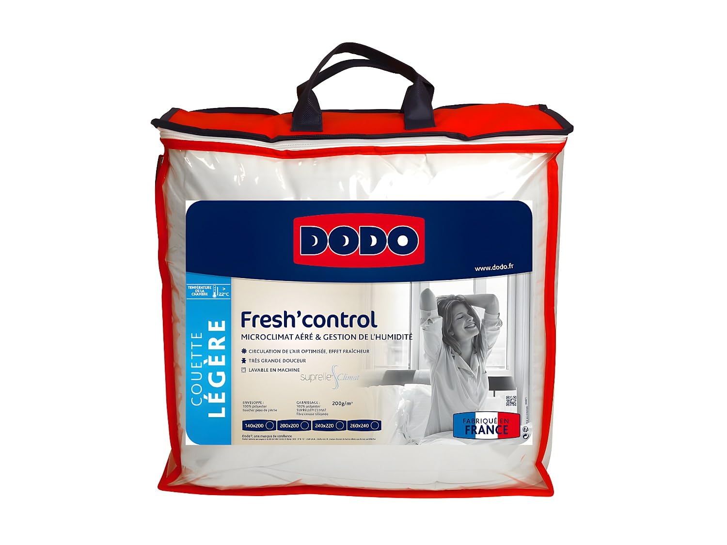 DODO - Couette Anti-​transpirante - 140x200 cm - Fresh Control
