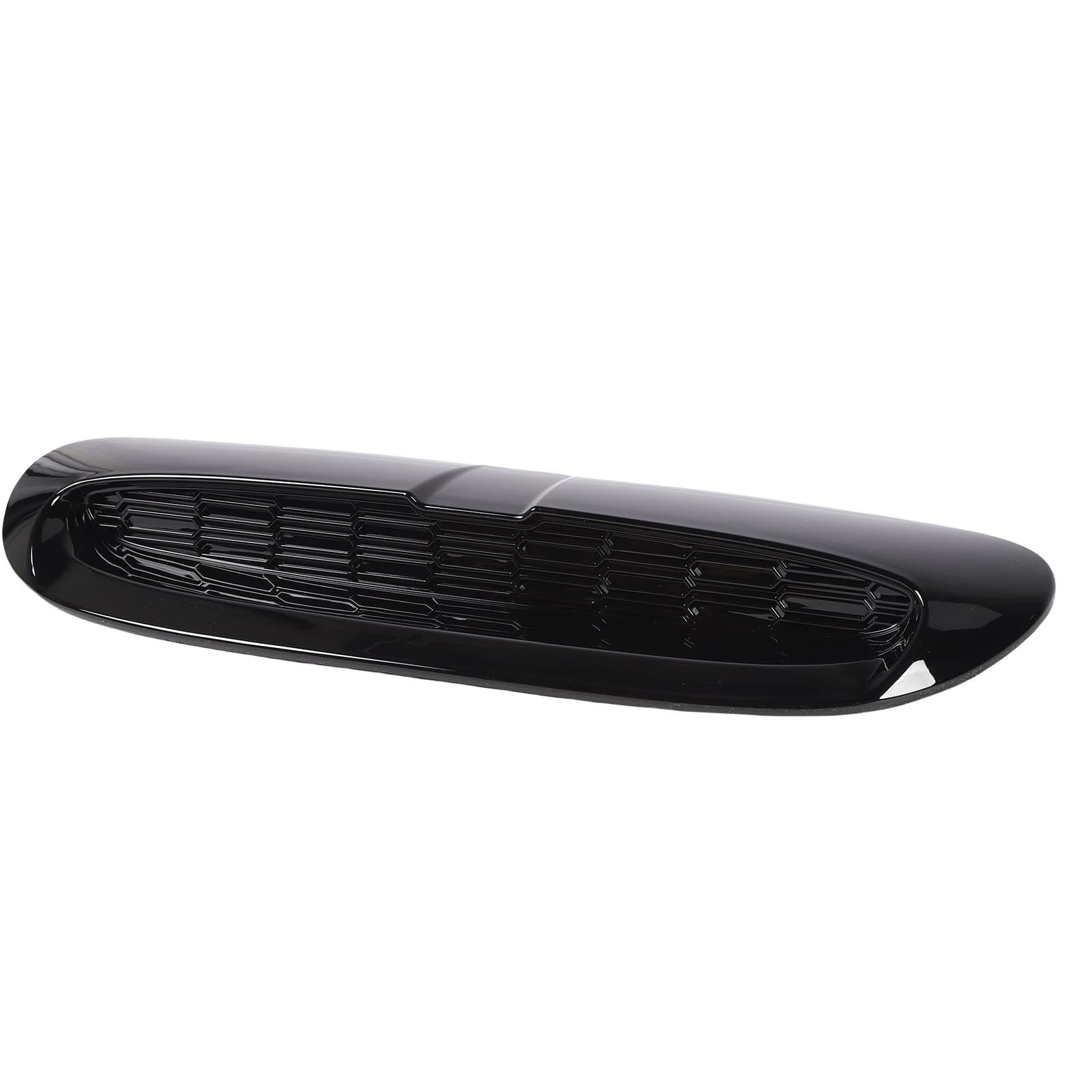 Aramox Osłona Wlotu Powietrza Maski, Błyszczący Czarny ABS, Listwa (BLACK)