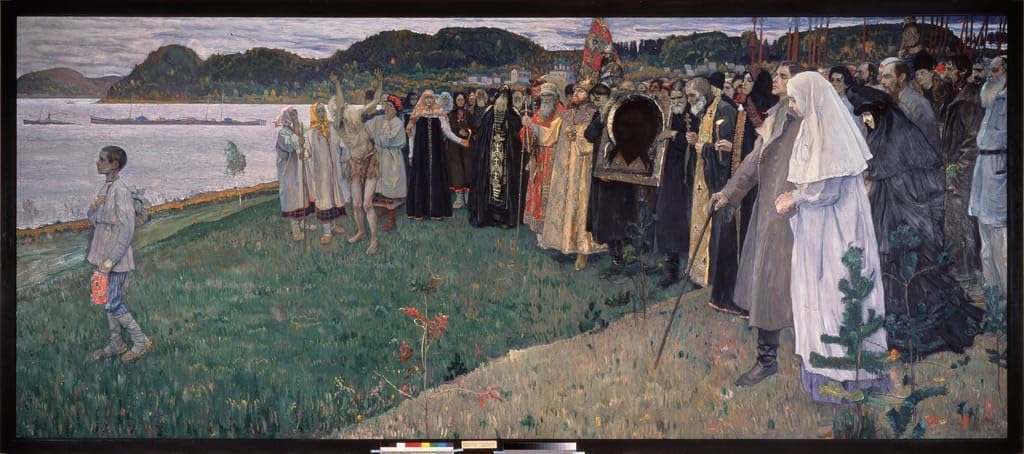 Tableau Russie l'âme populaire Nesterov impression haute définition - 4