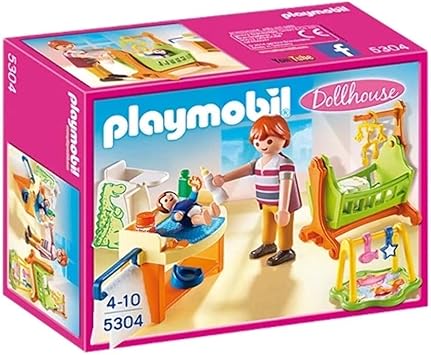 Playmobil Dollhouse Baby Room With Cradle Figurine De Construction Multicolore 4 Annee S 10 Annee S Fille 2 Pieces Amazon Fr Jeux Et Jouets