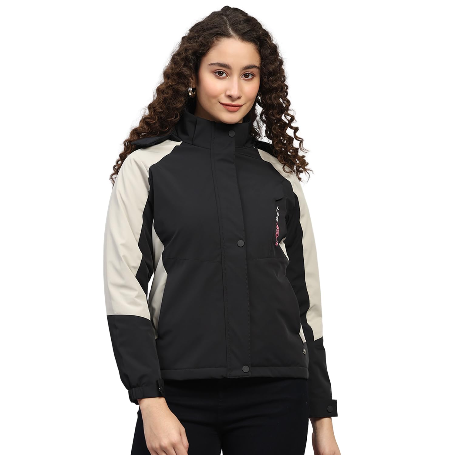 monte carlo Womens Regular Fit Solid Hood Zipper Full Sleeves Winter Jacket| Women Winter Jacket | Stylish Zipper Jacket | Casual Winter Wear For Women's (Pack Of 1)-picture-28