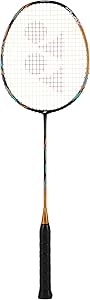 YONEX Astrox 88d Play Graphite Strung Badminton Racket with Full Racket Cover (Camel Gold) | for Intermediate Players | 83 Grams | Maximum String Tension - 28lbs