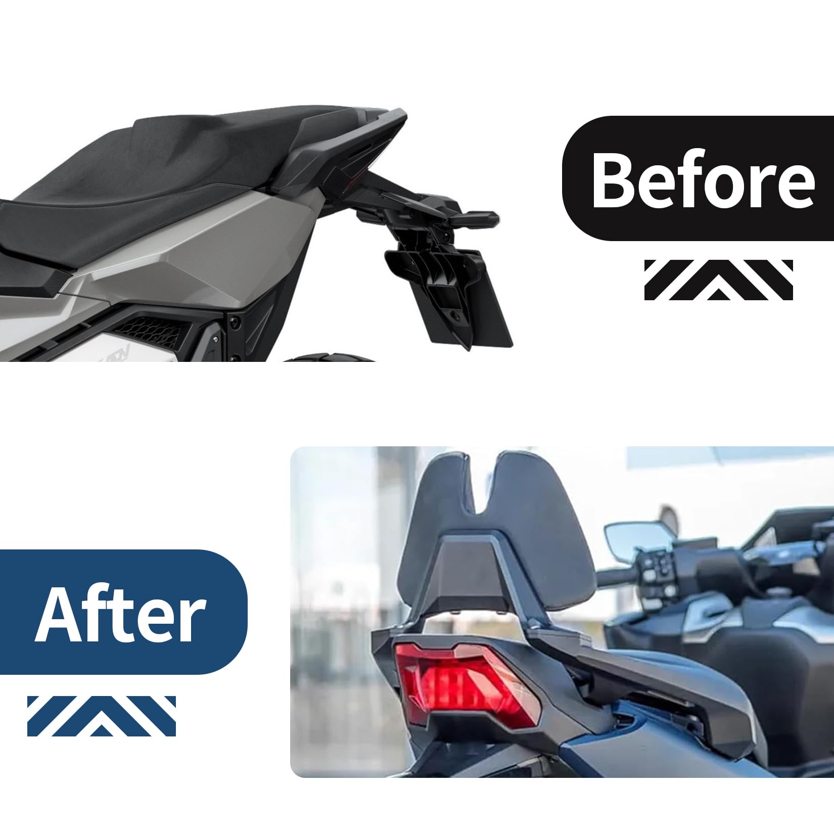 Schienale Posteriore Per Moto X-ADV 750 E Forza 750 – Cuscino Passeggero Confortevole Per I Modelli 2021-2025