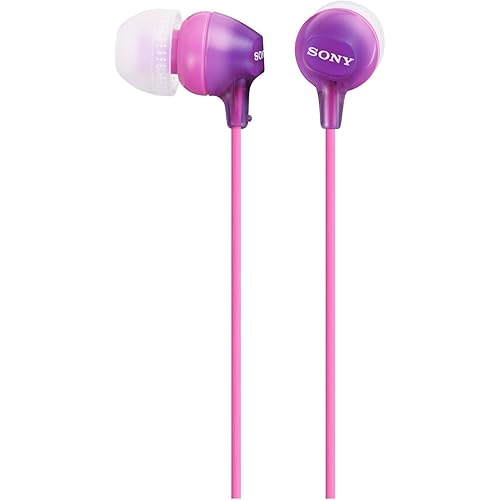 Sony MDREX15LP In-Ear Earbud Headphones, Violet