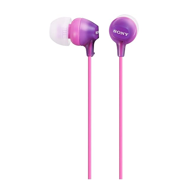 Sony MDREX15LP In-Ear Earbud Headphones Violet