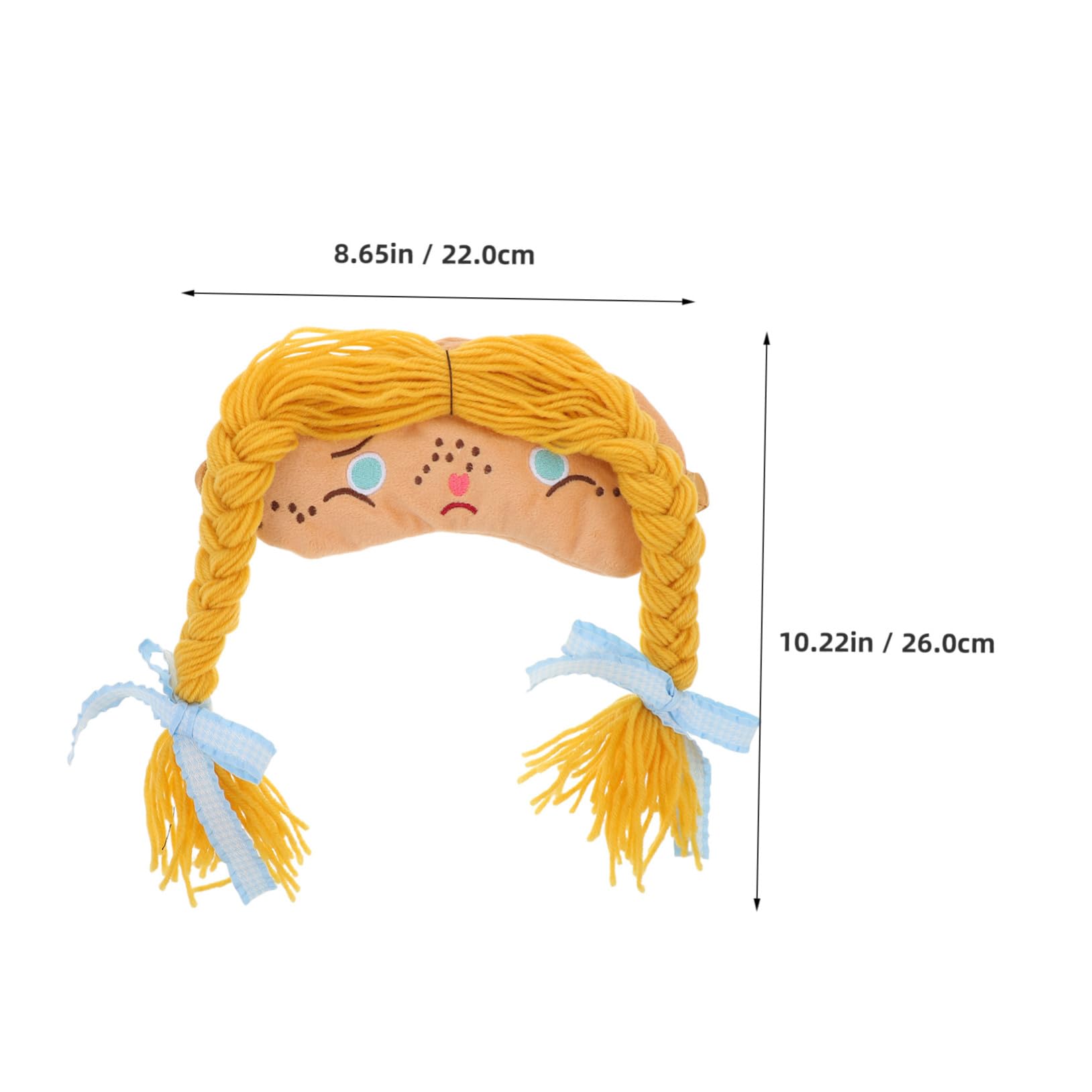 Masque de Sommeil Cartoon Mignon pour Filles Masque Occultant Doux et Léger avec Bande Élastique Cache-yeux pour Voyage Avion et Sieste