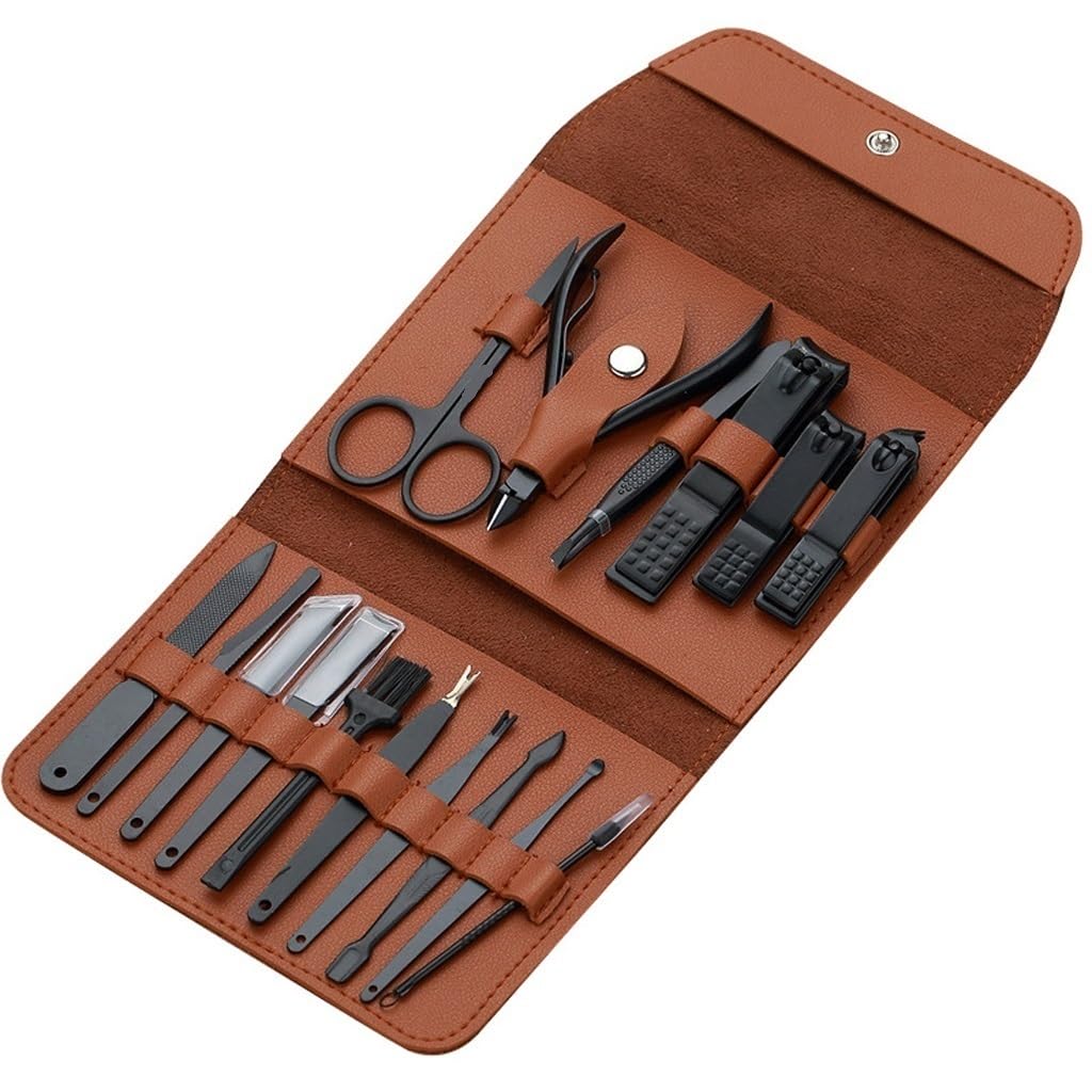 Ensemble d'art des ongles en acier inoxydable à la finition durable
