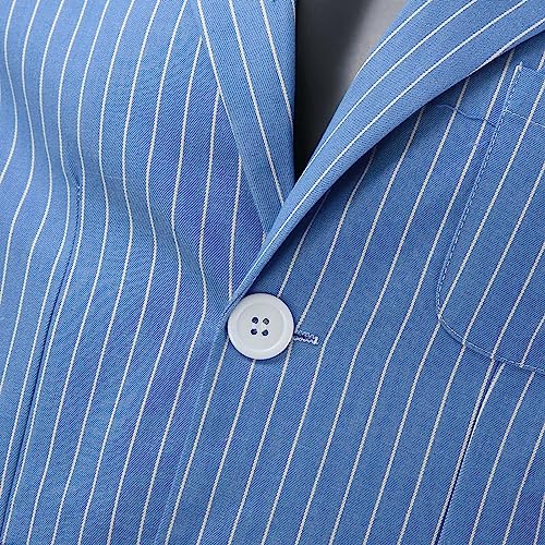Striped Blazers for Men's Peak Lapel Sports Coat Business Stripes Suit Jacket Banquet Celebration Fashion Sport Coat4