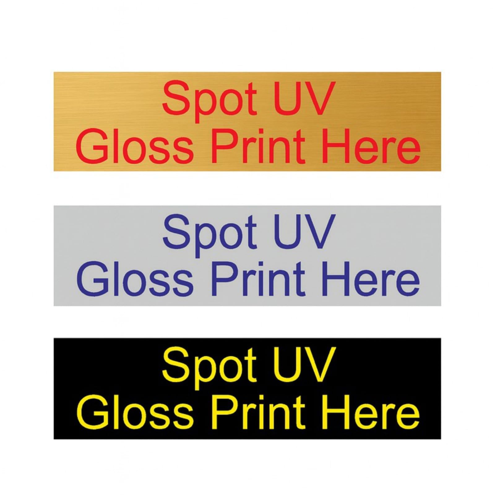 Custom Printing Gold, Silver, or Black Self-Adhesive Name Plate – Straight Corners, Choice of Fonts, Ideal for Photo Frames (100 X 50mm)