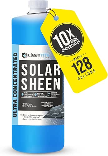 Solar Panel Cleaner Solar Sheen (Makes 128 Gallons) - Super