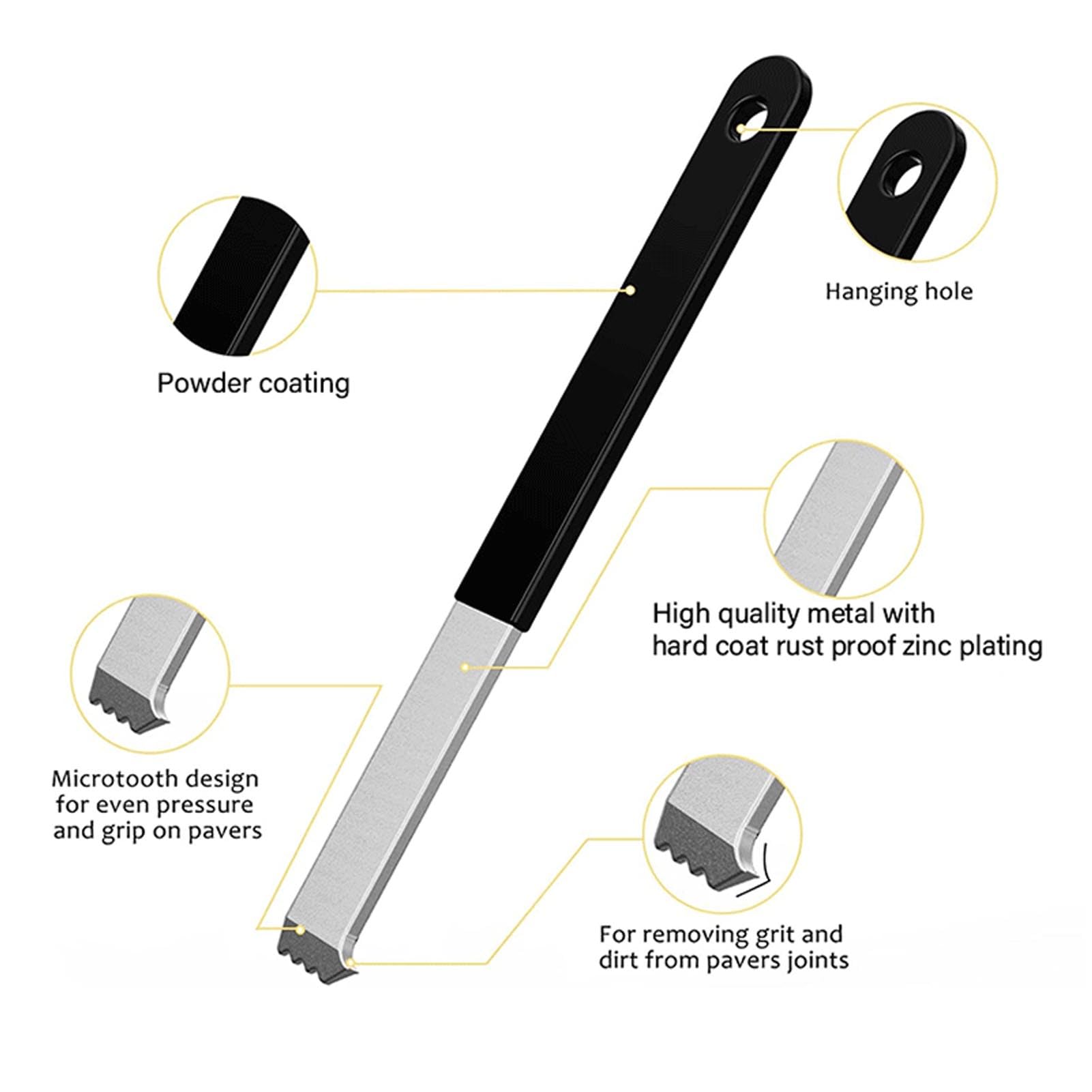 Pflasterstein-Entferner Werkzeug - 2-tlg. Set Mit Rutschfestem Griff Für Garten & Terrasse