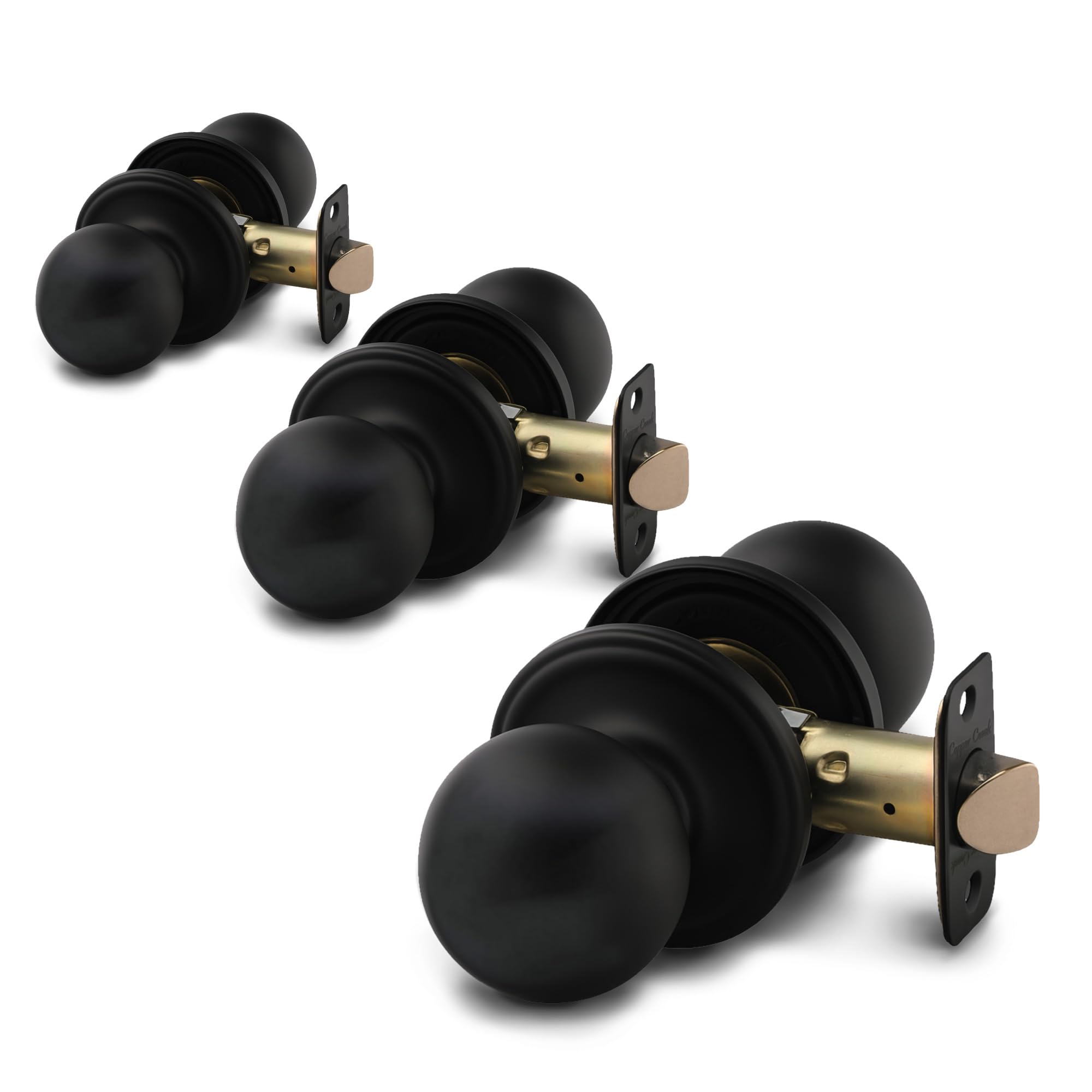 Satin Stainless Passage Door Knobs - Easy Install & Durable -16 Satin Stainless Passage Door Knobs - Easy Install & Durable -16