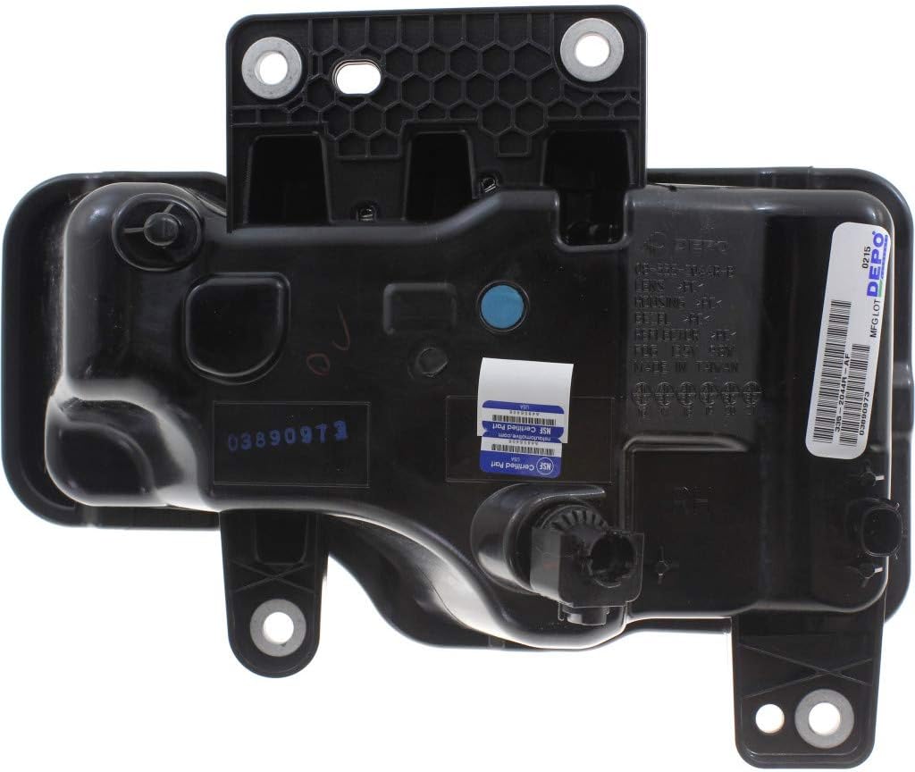 CarLights360 For GMC Sierra 1500 2016 2017 Fog Light Assembly Passenger Side LED DOT Certified | GM2593314 | 23381984