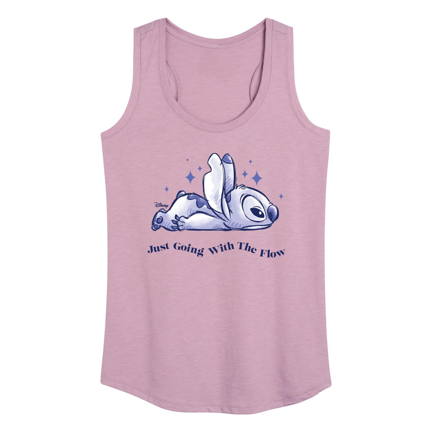 Disney - Lilo & Stitch - Go with The Flow - Women's Racerback Tank Top