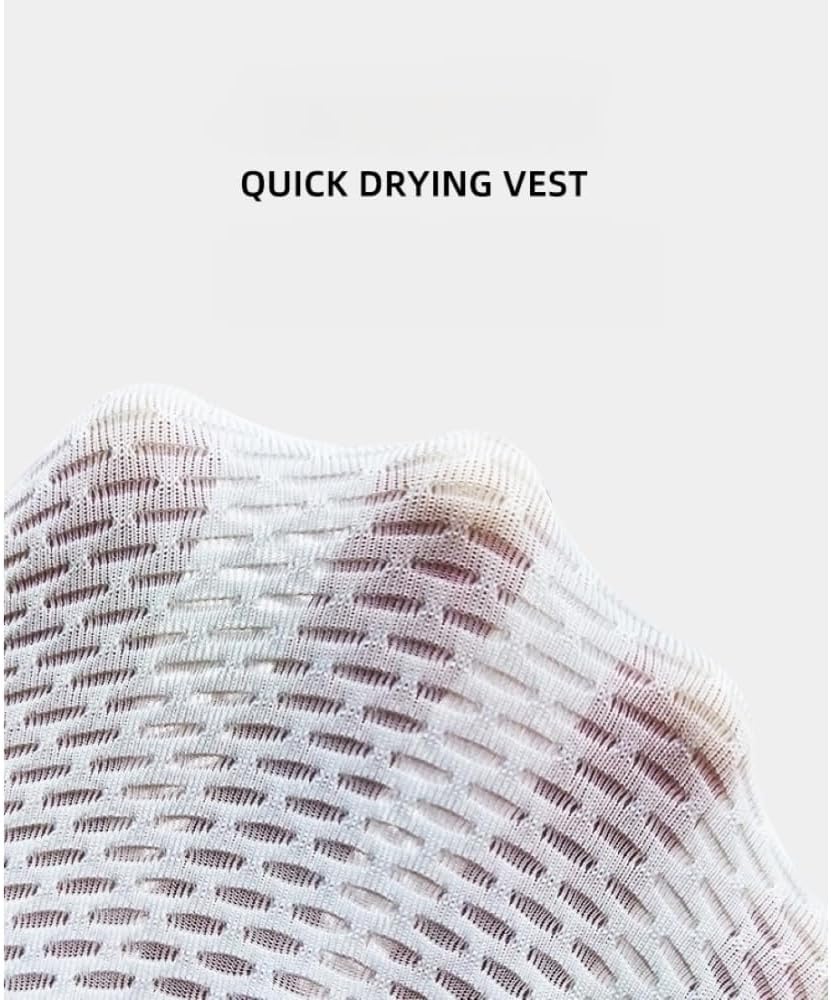 Men's Cycling Base Layer Quick Dry Breathable Sleeveless Undershirt Cycling Jersey Sports Vests - Image 4