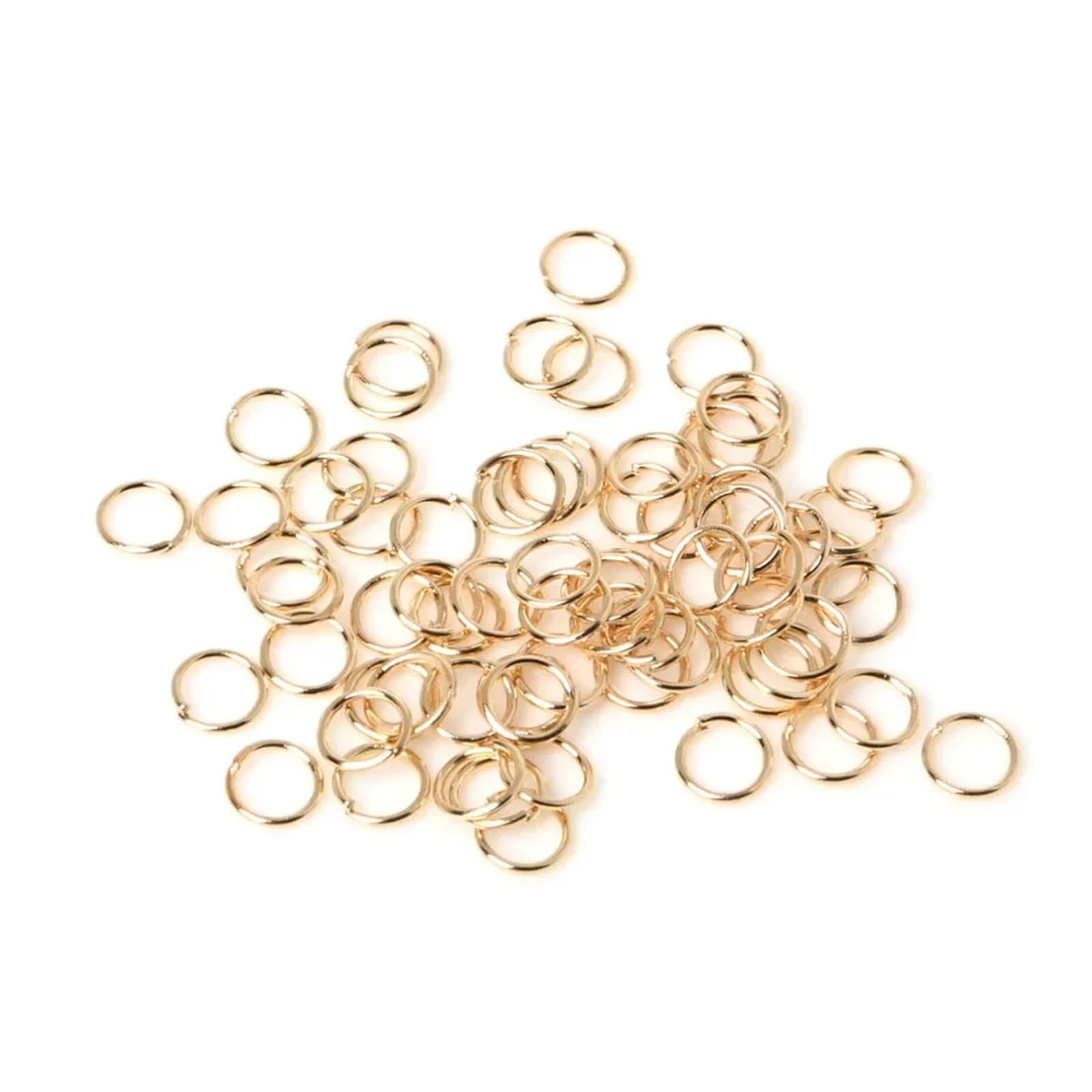 Biegeringe 190–1100 Stück/Los, 0,5 x 3,0 mm/0,5 x 5 mm/0,8 x 7 mm, Binderinge, einzeln und Schlaufe offen geteilt für Schmuckstücke, 190 Stück