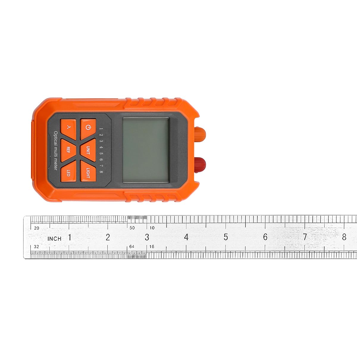 Namvo Tragbarer optischer Leistungsmesser mit 5 km rotem Licht -70 + 3 dBm Mini-optischer Leistungstester, Netzwerkkabeltester, tragbarer digitaler Lichtleistungsmesser