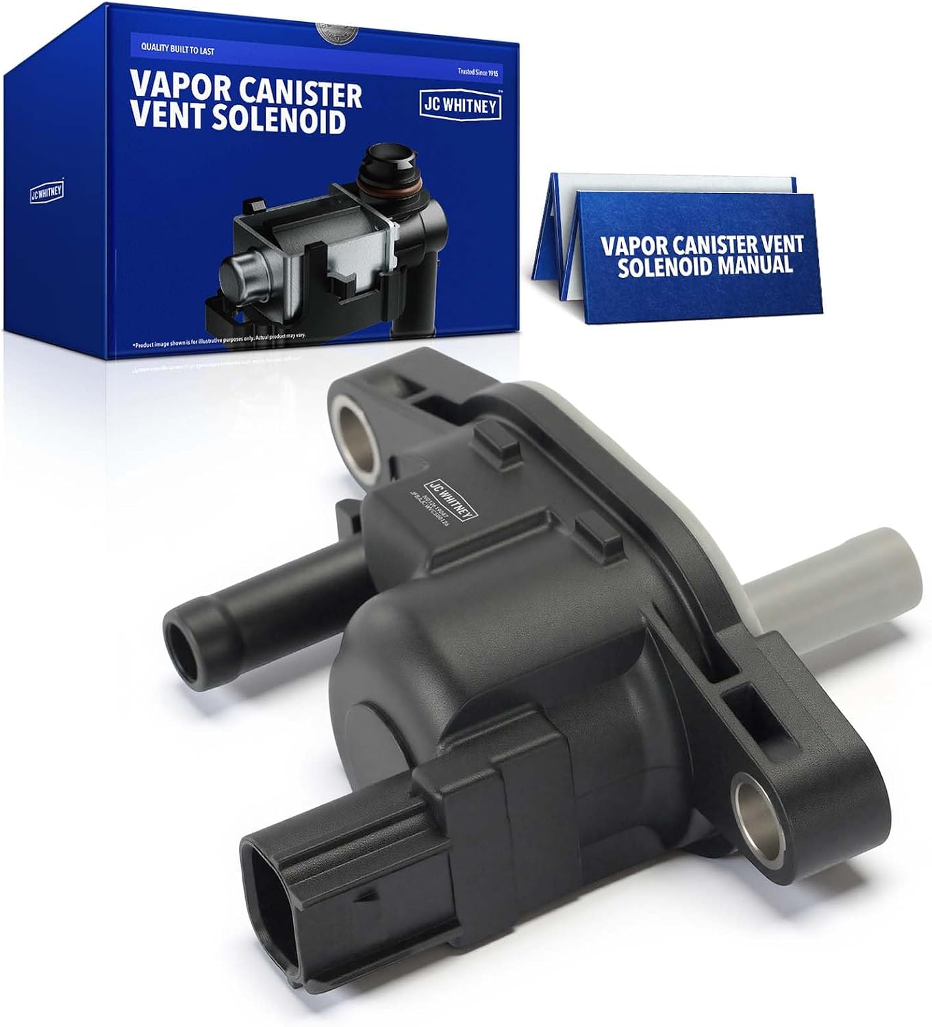 JC Whitney JFBAJCWVCS00126 Vapor Canister Purge Solenoid - Compatible with Honda Civic 2006-2011, Accord 2006-2012, Pilot 2009-2015, Odyssey 2011-2017 - 1.3L 3.0L 3.5L 3.7L