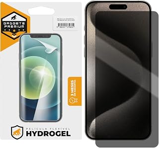Película para iPhone 15 Pro - Privacidade Hydrogel - Gshield