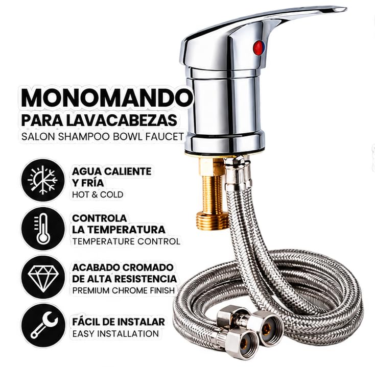 Mezcladora para lavacabezas 17 mezcladora para lavacabezas marca Punta Belleza (2)